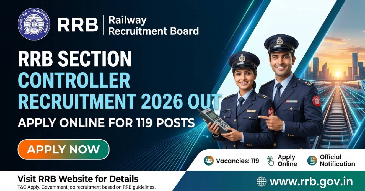 RRB Section Controller Recruitment 2026